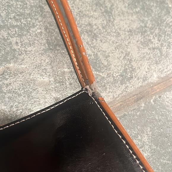 VINTAGE 1960’s Gucci black and brown leather shoulder bag - Picture 4 of 6